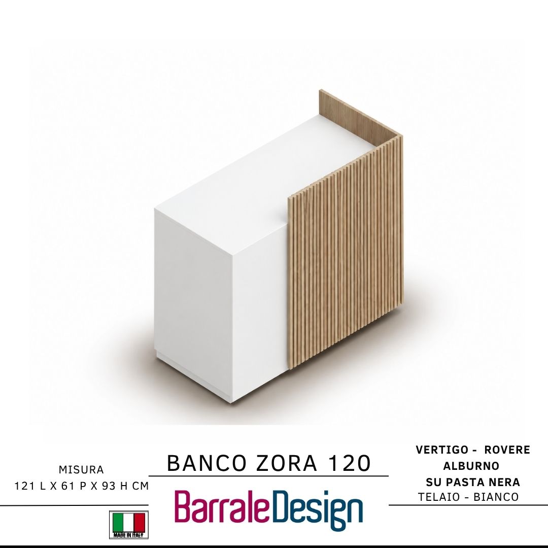 Banco Zora 120 Banco Cassa ZORA 120 - Linea Vertigo - immagine 1