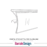 Porta Etichetta Slimline