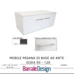 Mobile Pedana di Base ad Ante IGEA 90–120
