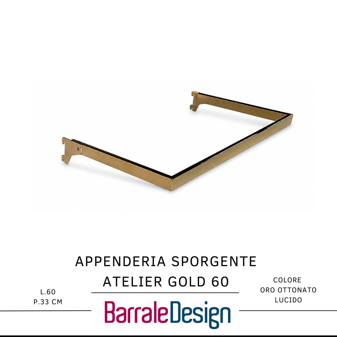 Appenderia sporgente ATELIER GOLD (1) Appenderia Sporgente ATELIER GOLD - immagine 1