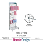 Espositore a Griglia per Blister 60/90