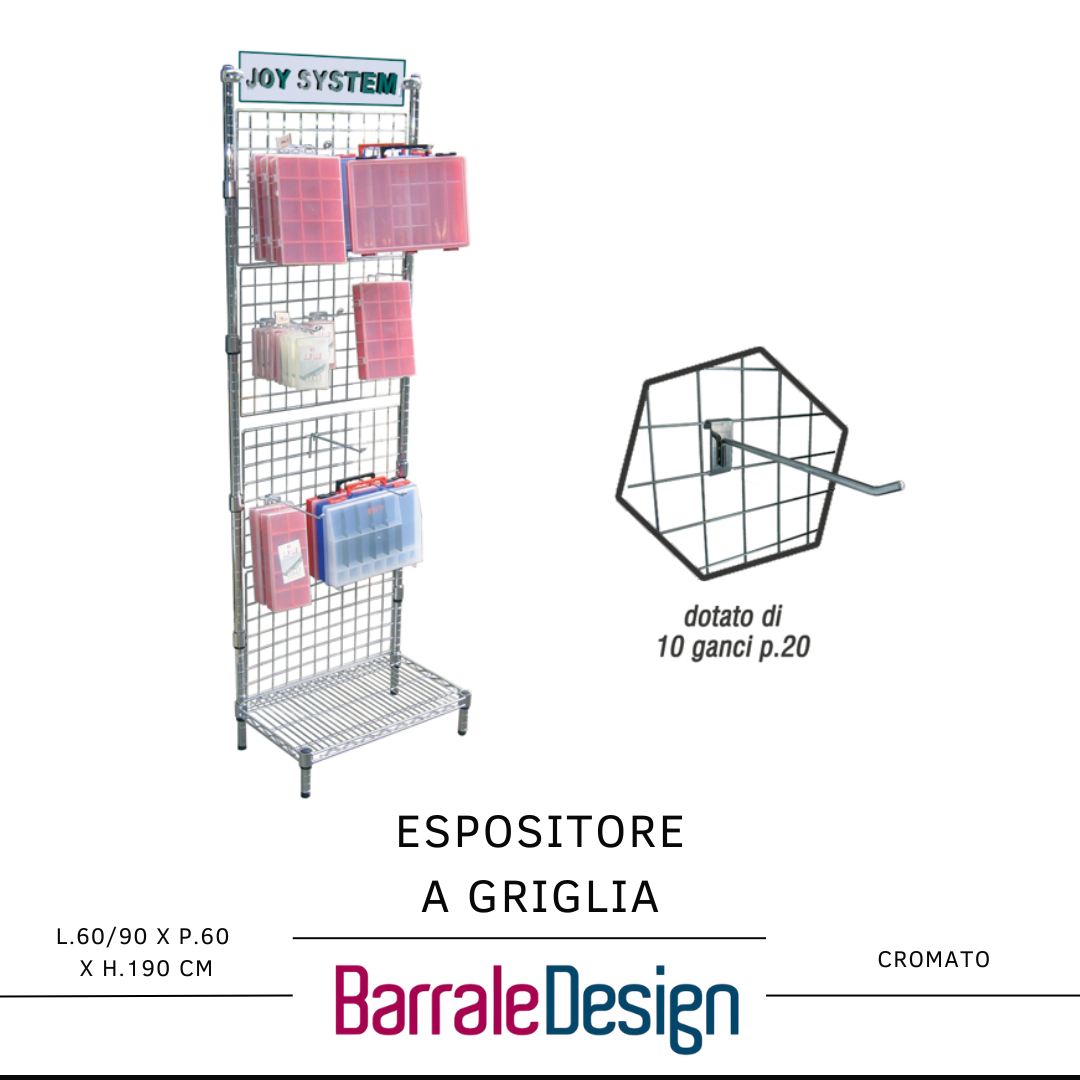 espositore a griglia Espositore a Griglia per Blister 60/90 - immagine 1