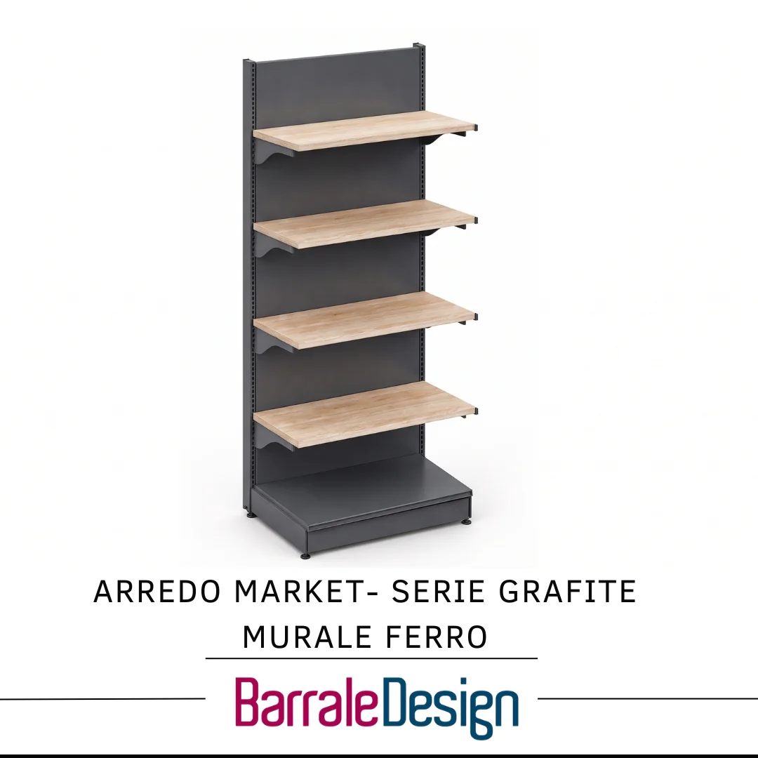 Arredo Market- Serie Grafite MURALE FERRO - immagine 2