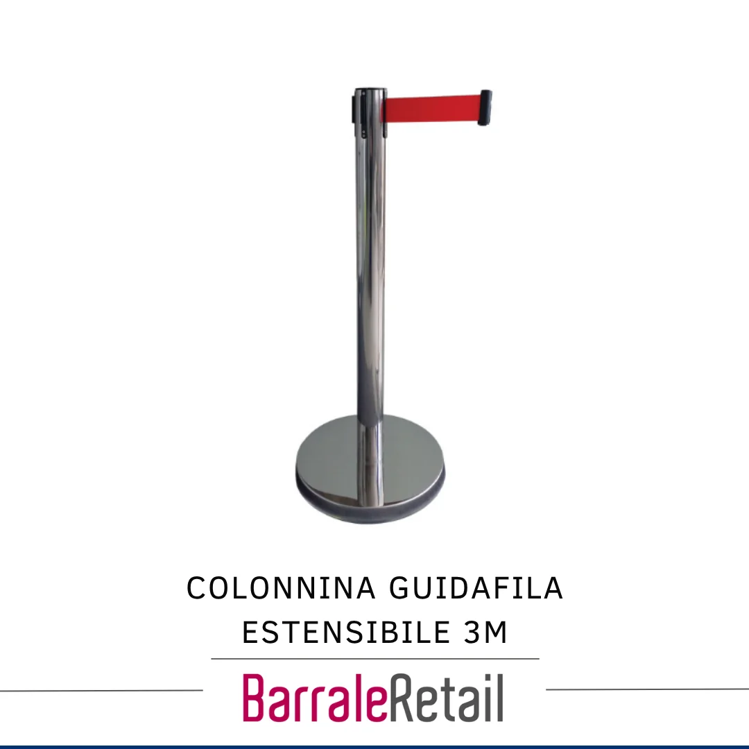 Colonnina Guidafila Estensibile 3M &ndash; Gestione professionale di code e accessi - immagine 3
