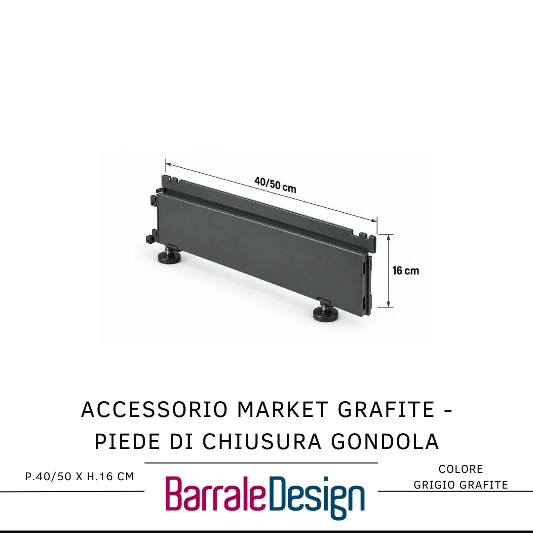 Accessorio Market Grafite - MONTANTE DI CHIUSURA GONDOLA - immagine 2