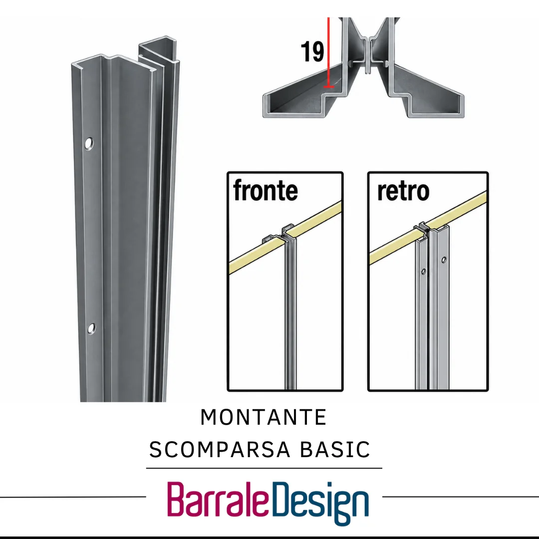 MONTANTE SCOMPARSA BASIC H240 - immagine 5