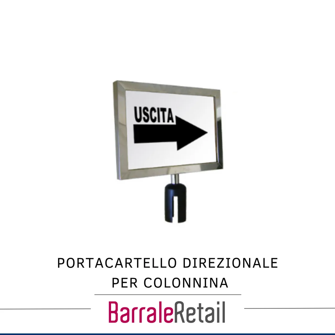 Portacartello Direzionale per Colonnina - immagine 3