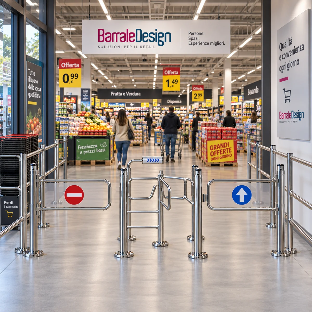 TRANSENNERIA SUPERMERCATO - immagine 2