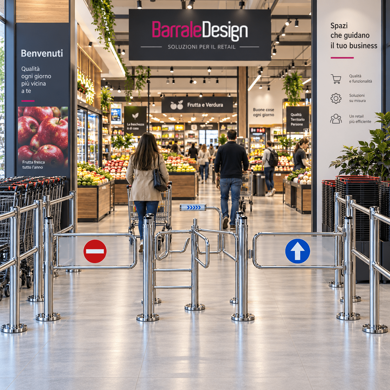 TRANSENNERIA SUPERMERCATO (4) TRANSENNERIA SUPERMERCATO - immagine 1