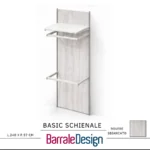 BASIC SCHIENALE – Sistema espositivo modulare a pannelli per arredo negozio