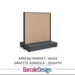 Arredo Market- Serie Grafite GONDOLA DOGATO