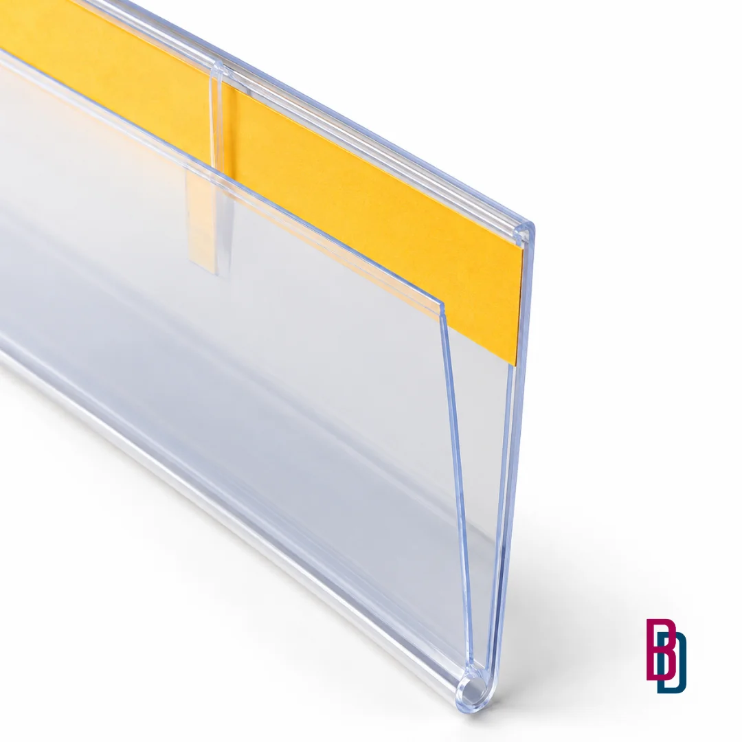 Porta Prezzi FRONTE Adesivo H3,9 SISTEMA DOGATO - immagine 2