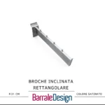 Broche Inclinata Rettangolare per SISTEMA DOGATO