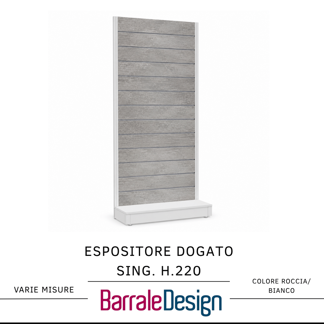 ESPOSITORE DOGATO SING. H.220 (13) Espositore Dogato Autoportante H220 - immagine 1