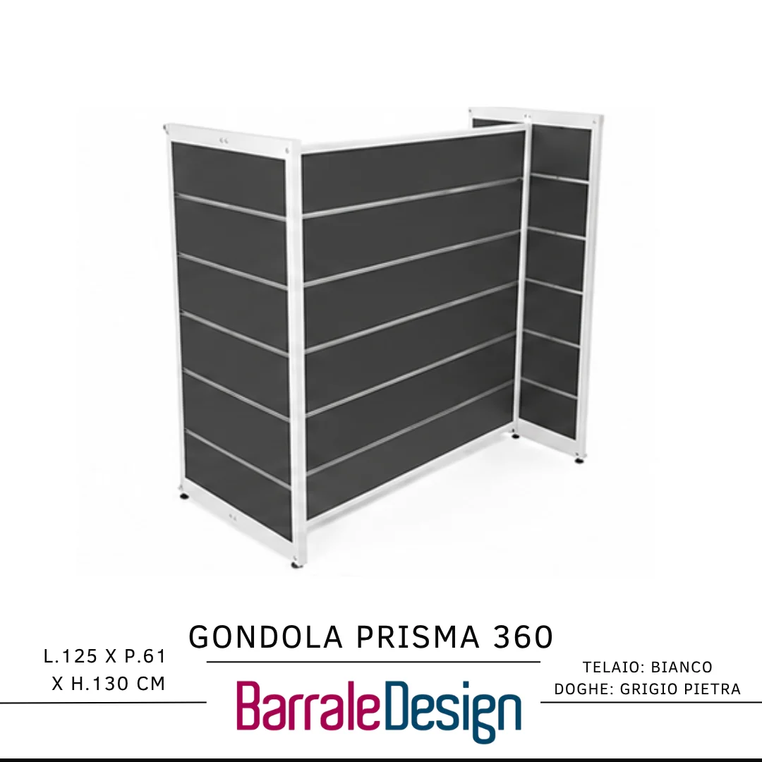 Gondola PRISMA 360 &ndash; Espositore Centrale Dogato a 4 Lati - immagine 14