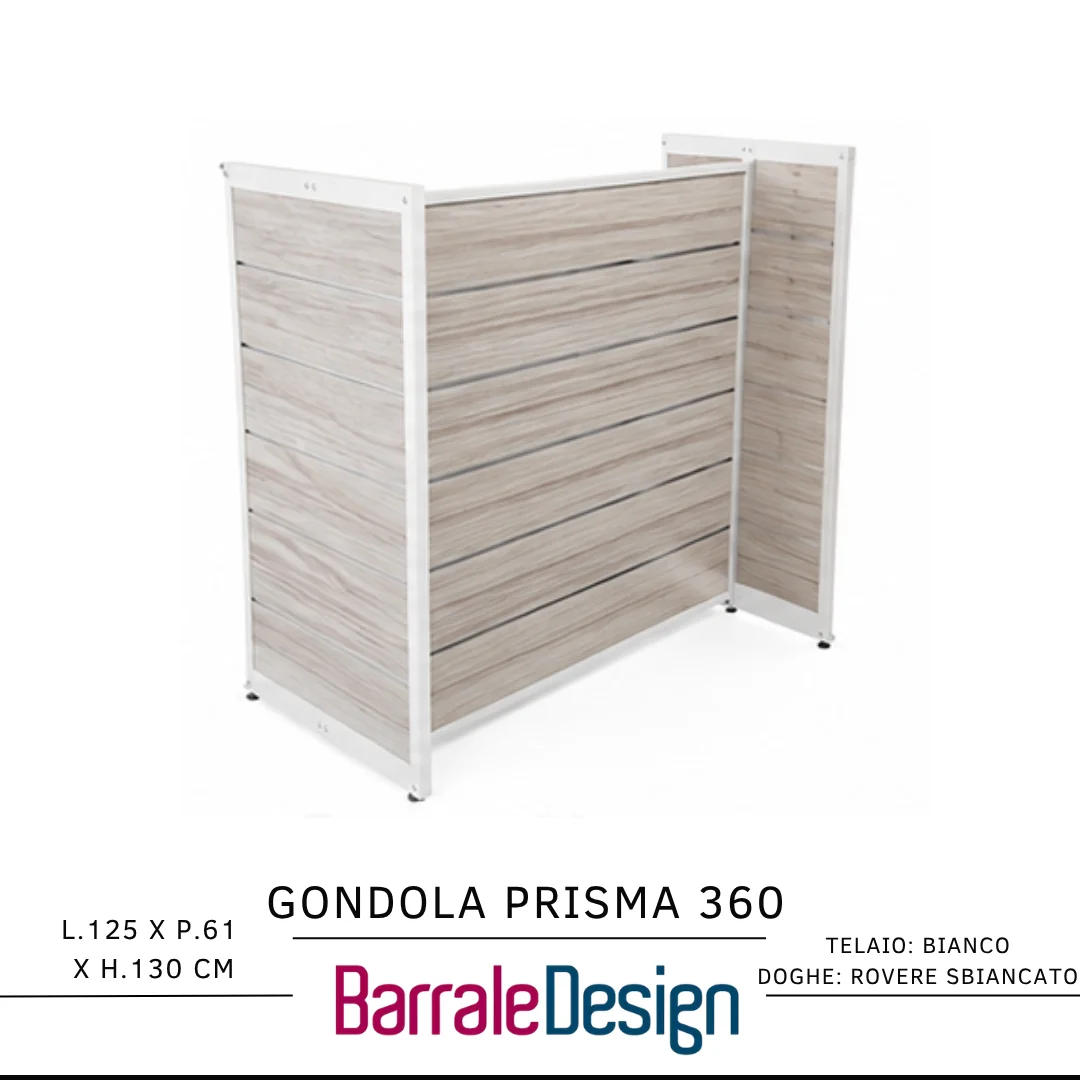 Gondola PRISMA 360 &ndash; Espositore Centrale Dogato a 4 Lati - immagine 3