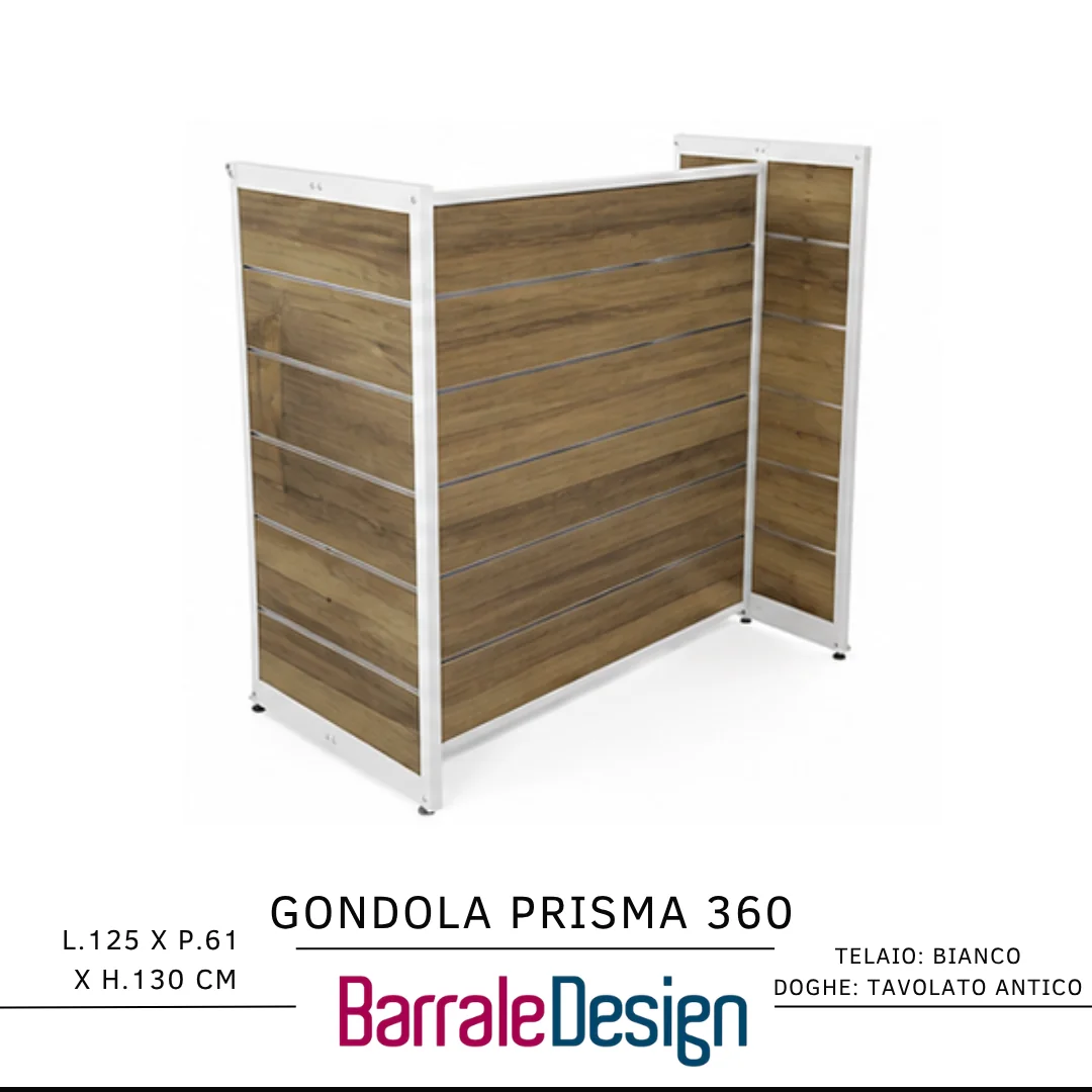 Gondola PRISMA 360 &ndash; Espositore Centrale Dogato a 4 Lati - immagine 5