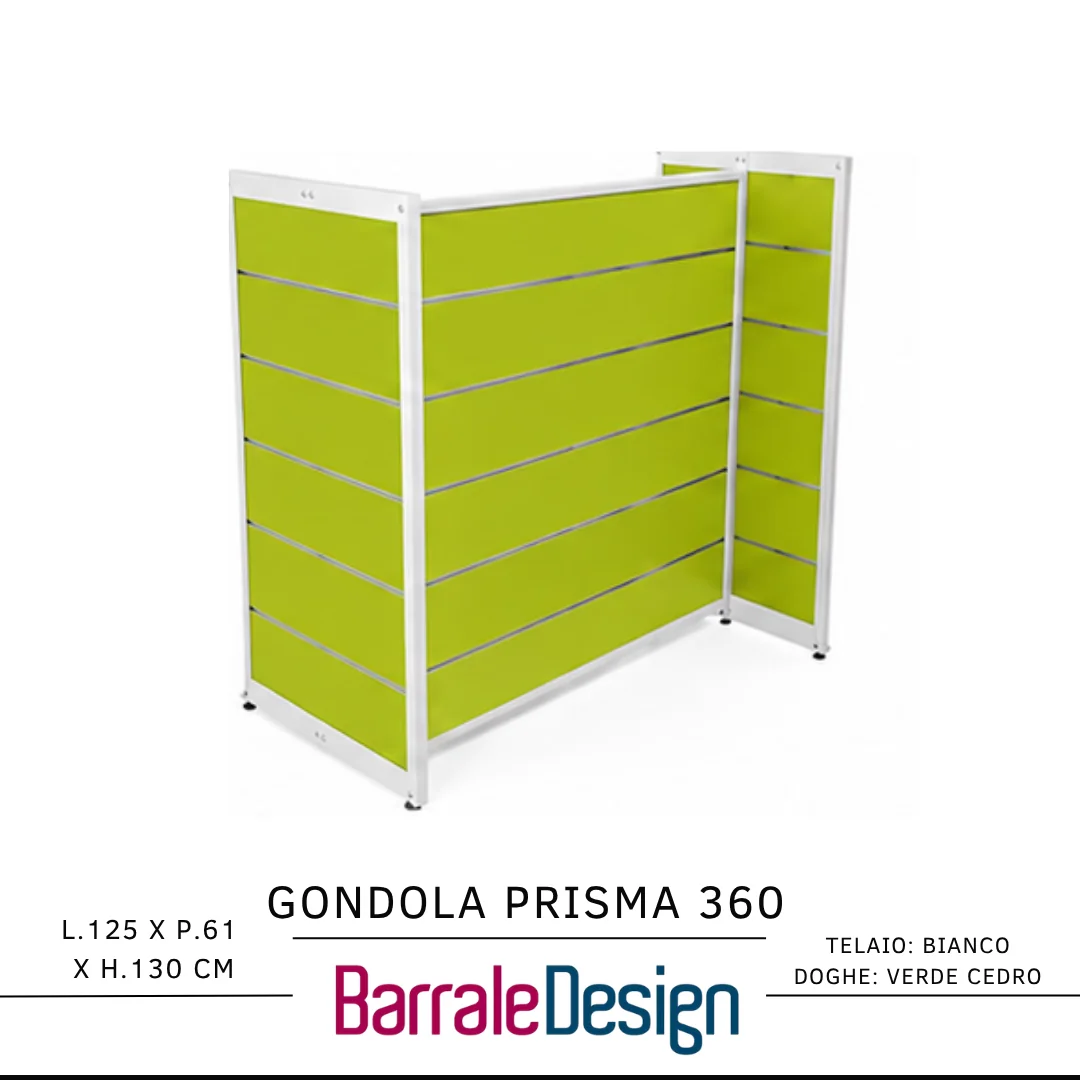 Gondola PRISMA 360 &ndash; Espositore Centrale Dogato a 4 Lati - immagine 12