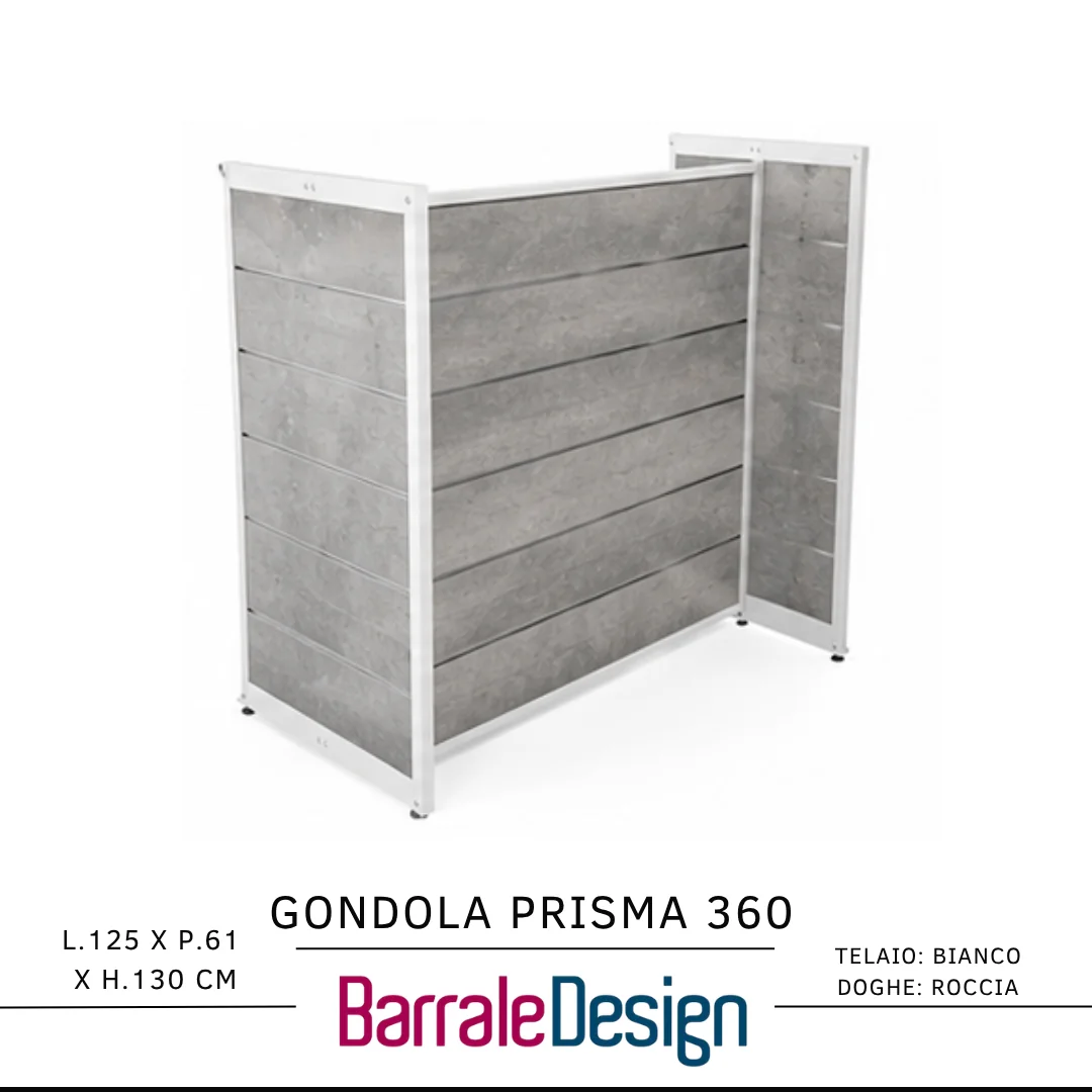 Gondola PRISMA 360 &ndash; Espositore Centrale Dogato a 4 Lati - immagine 7