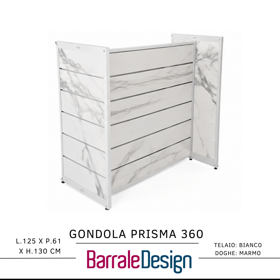 Gondola PRISMA 360 (8) Gondola PRISMA 360 – Espositore Centrale Dogato a 4 Lati - immagine 1