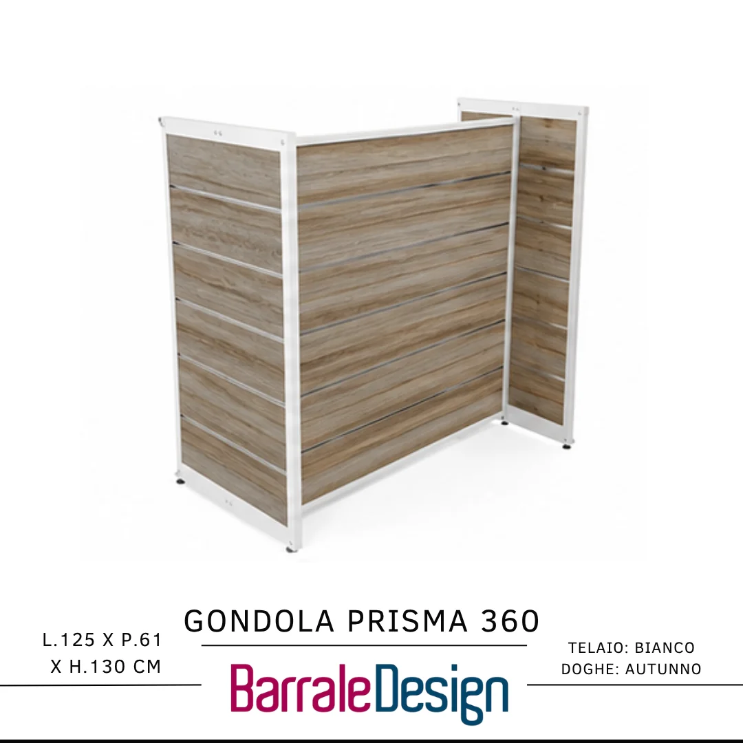 Gondola PRISMA 360 &ndash; Espositore Centrale Dogato a 4 Lati - immagine 9
