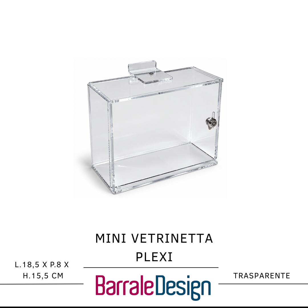 MINI VETRINETTA PLEXI Mini Vetrinetta Plexi SISTEMA DOGATO - immagine 1