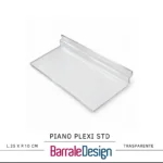 Piano Plexi SISTEMA DOGATO – Mensola Trasparente