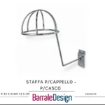Staffa Porta Cappello e Porta Casco SISTEMA DOGATO