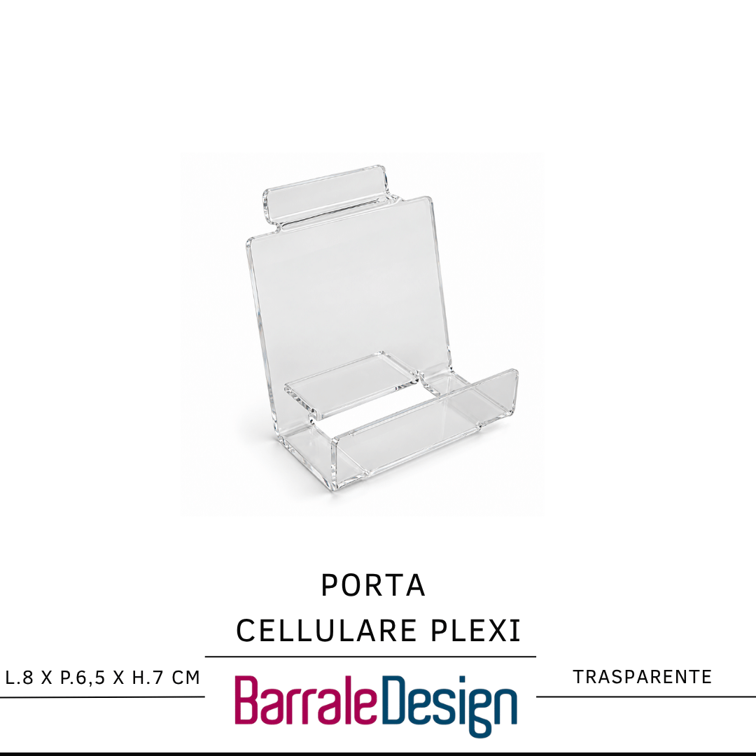 PORTA CELLULARE PLEXI Porta Cellulare Plexi SISTEMA DOGATO - immagine 1