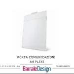 Porta Comunicazioni A4 Plexi SISTEMA DOGATO