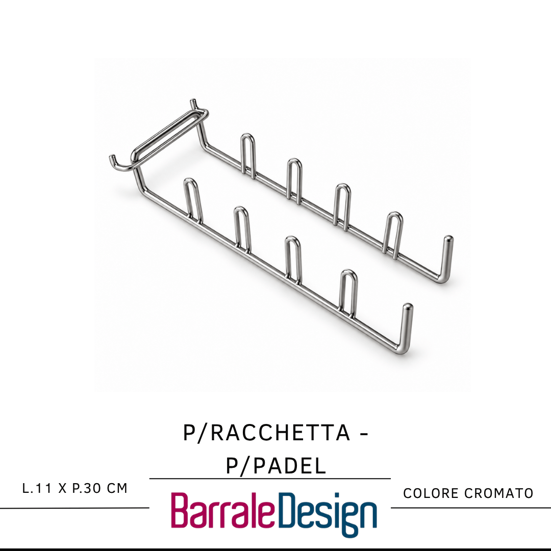 P_RACCHETTA - P_PADEL Porta Racchette e Padel SISTEMA DOGATO - immagine 1
