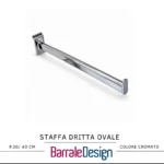 Staffa Dritta Ovale per SISTEMA DOGATO