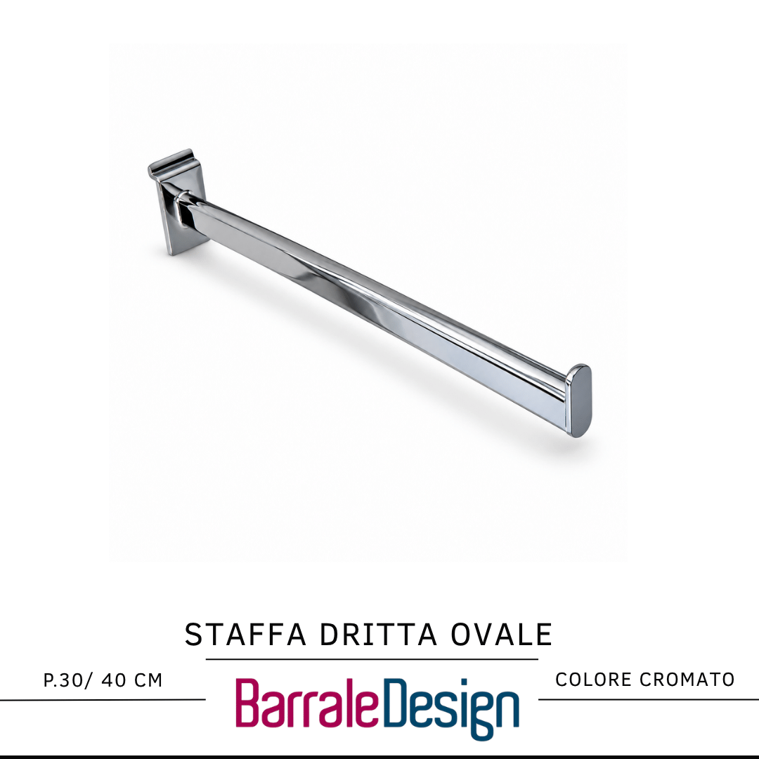 STAFFA DRITTA OVALE Staffa Dritta Ovale per SISTEMA DOGATO - immagine 1