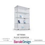 Vetrina Plexi Sospesa H 73 SISTEMA DOGATO