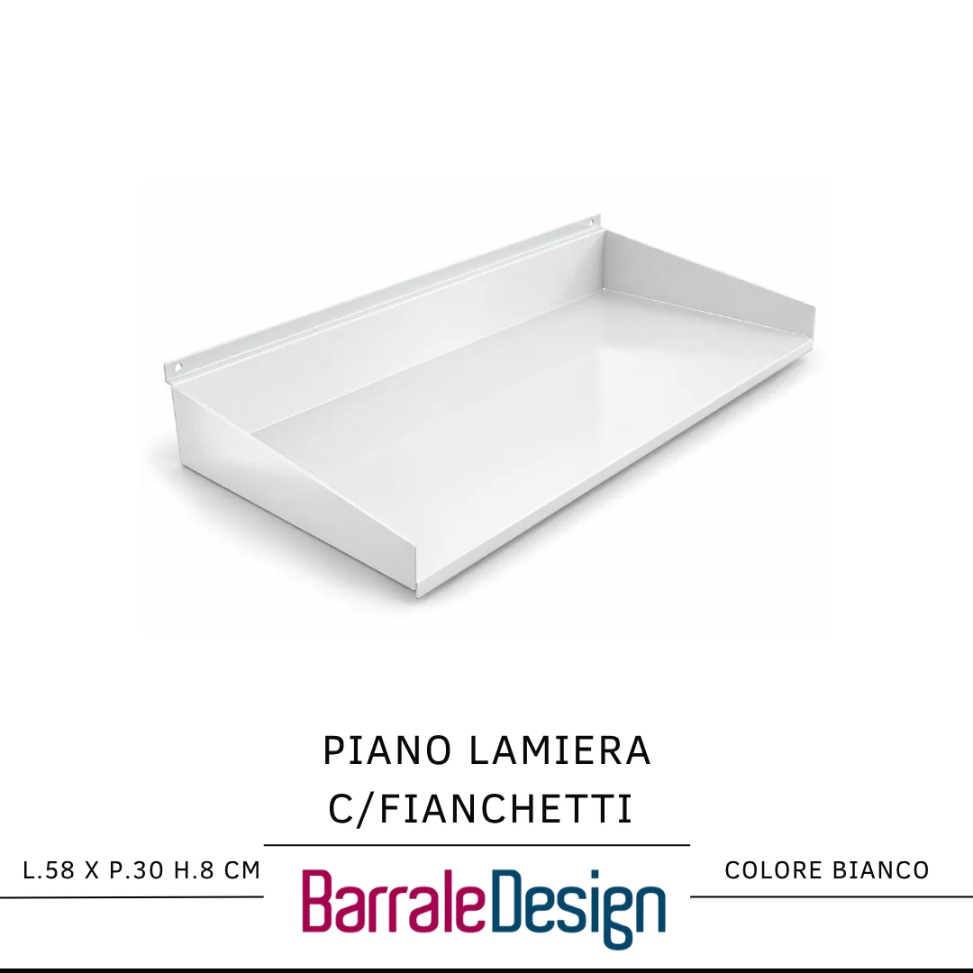 Piano in Lamiera con Fianchetti SISTEMA DOGATO - immagine 2