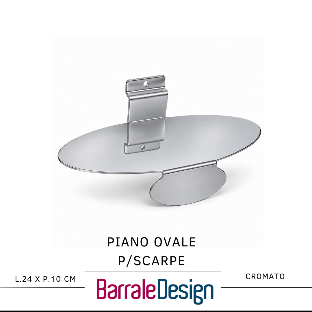 mensola ovale (4) Piano Ovale Portascarpe SISTEMA DOGATO - immagine 1